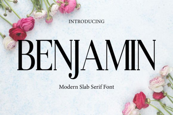Benjamin: A Versatile Slab Serif Typeface for Modern Design Needs