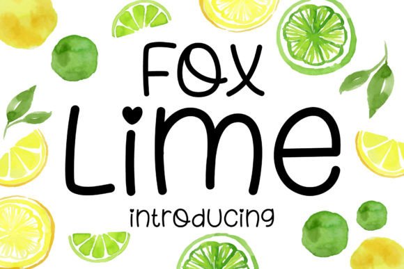 Fox Lime: A Playful Font for Creative Expression and Professional Projects