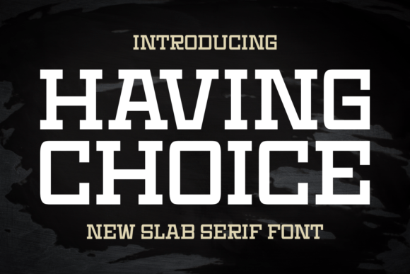 Having Choice: The Elegant Font for Serious Design Projects