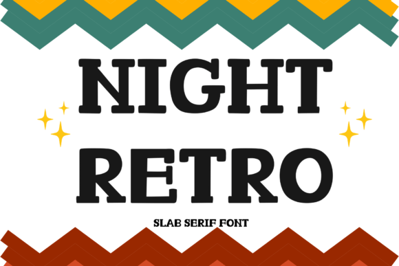 Night Retro: A Bold Slab Serif Font That Stands Out
