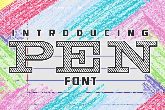 Pen: A Versatile Slab Serif Typeface for Creative Projects