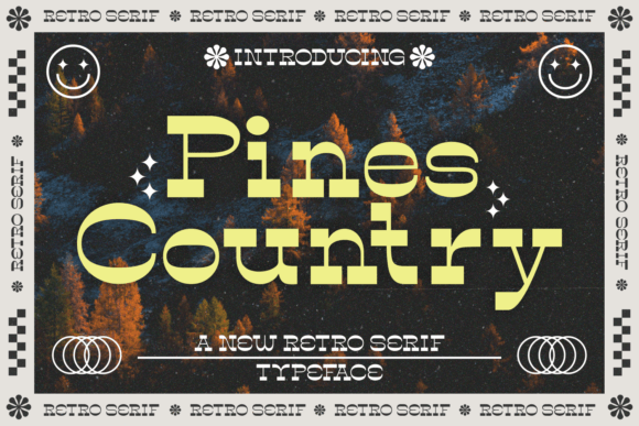 Pines Country: A Bold Vintage Font for Modern Designers