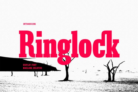 Ringlock: A Font That Elevates Design with Strength and Elegance
