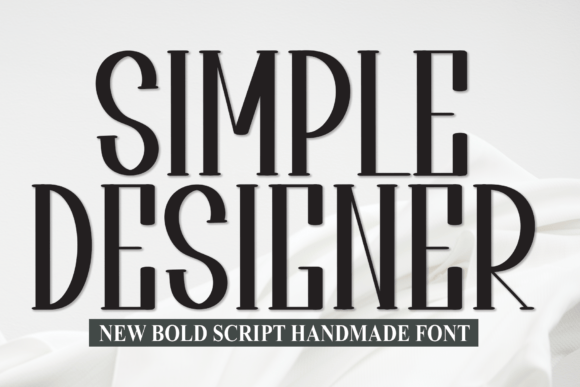 Simple Designer: A Bold Slab Serif Font for Impactful Visuals