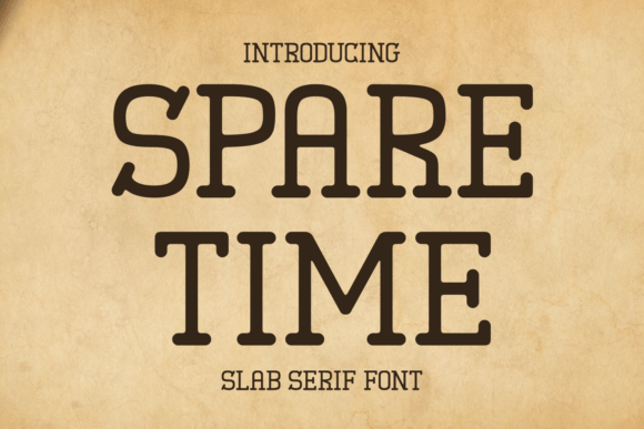 Spare Time: A Typography Powerhouse for Modern Design