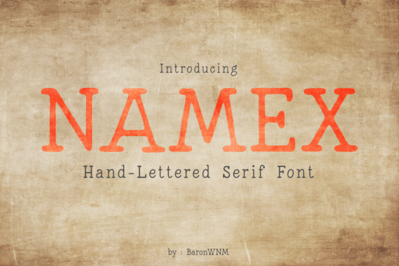 Understanding Namex: A Unique Handwritten Serif Font for Creative Projects