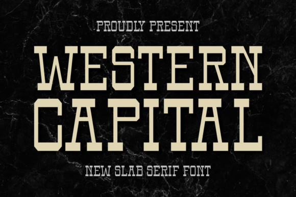 Western Capital: A Bold Font for Impactful Design