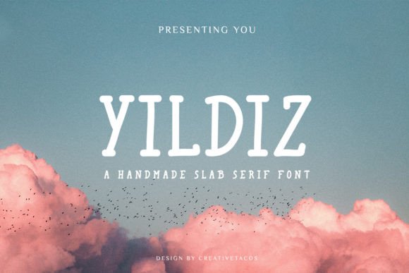 Yildiz: A Versatile Handwritten Slab Serif Font for Creative Projects